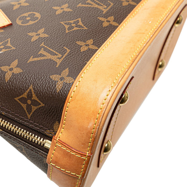 ルイ ヴィトン モノグラム アルマBB ハンドバッグ ショルダーバッグ 2WAY M46990 ブラウン PVC レザー レディース LOUIS VUITTON 【中古】