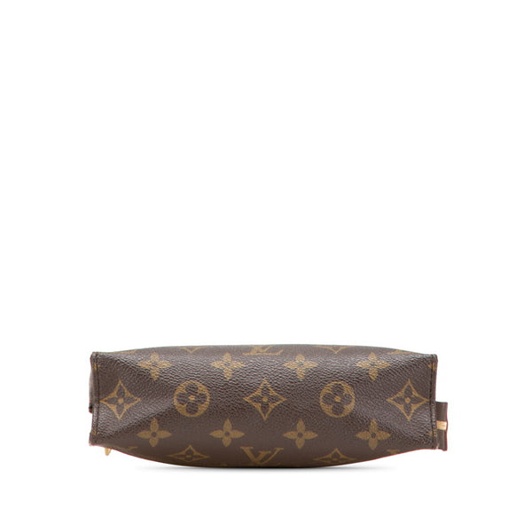ルイ ヴィトン モノグラム ポッシュ トワレット19 ポーチ M47544 ブラウン PVC レザー レディース LOUIS VUITTON 【中古】
