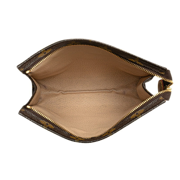 ルイ ヴィトン モノグラム ポッシュ トワレット19 ポーチ M47544 ブラウン PVC レザー レディース LOUIS VUITTON 【中古】