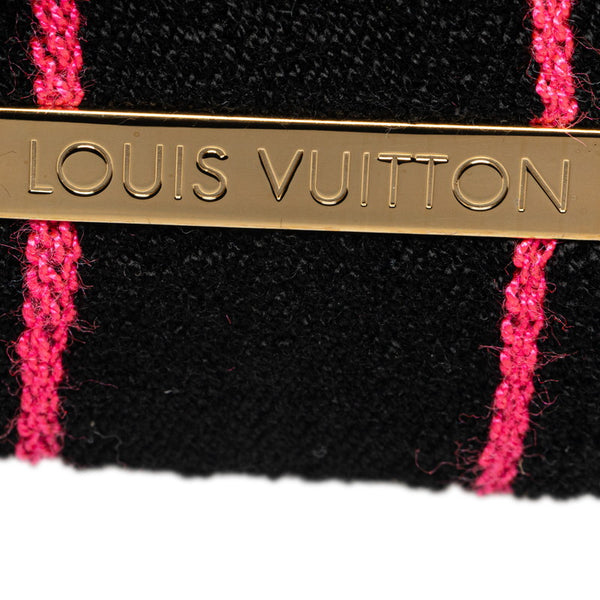 ルイ ヴィトン タオル 36149 ブラック ピンク アクリル ポリエステル ポリウレタン レディース LOUIS VUITTON 【中古】
