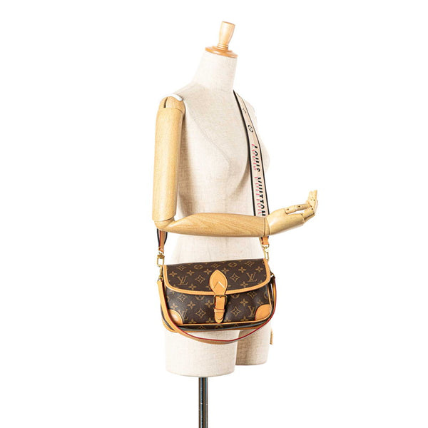 ルイ ヴィトン モノグラム ディアヌNM PM ハンドバッグ ショルダーバッグ 2WAY M45985 ブラウン PVC レザー レディース LOUIS VUITTON 【中古】