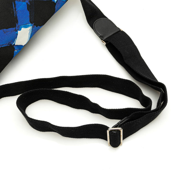 シャネル エアライン メッセンジャーバッグ ショルダーバッグ ブルー マルチカラー ナイロン レディース CHANEL 【中古】