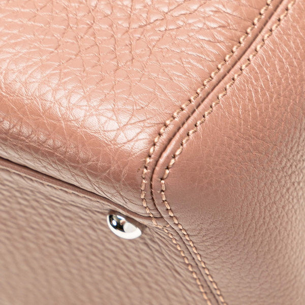 シャネル ココマーク エグゼクティブバック トートバッグ パープル ピンク レザー レディース CHANEL 【中古】