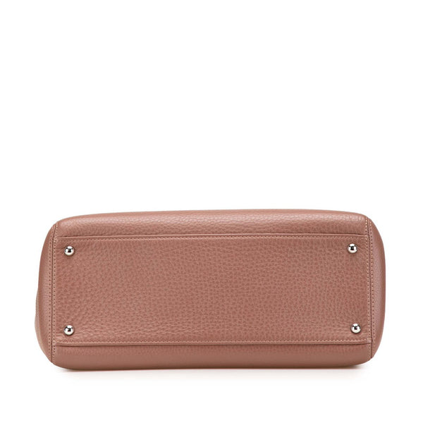 シャネル ココマーク エグゼクティブバック トートバッグ パープル ピンク レザー レディース CHANEL 【中古】