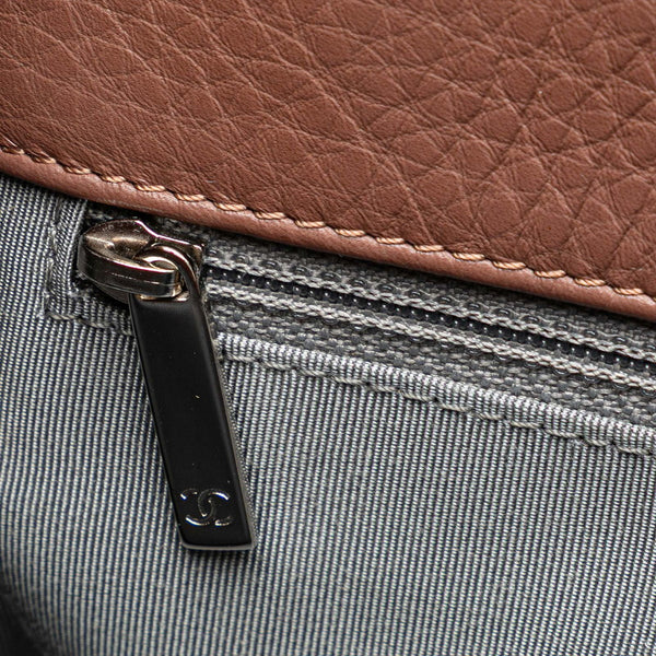 シャネル ココマーク エグゼクティブバック トートバッグ パープル ピンク レザー レディース CHANEL 【中古】