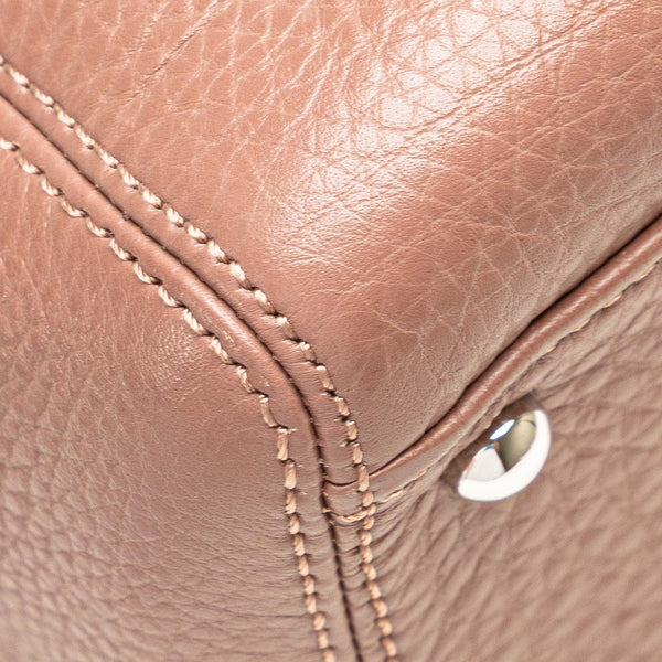 シャネル ココマーク エグゼクティブバック トートバッグ パープル ピンク レザー レディース CHANEL 【中古】