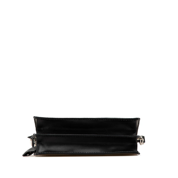 プラダ ステッチリム ハンドバッグ ショルダーバッグ 2WAY BR5138 ブラック レザー レディース PRADA 【中古】