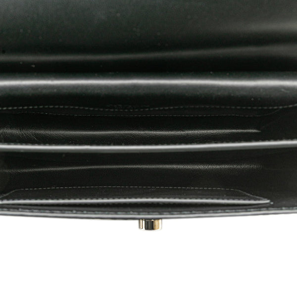 プラダ ステッチリム ハンドバッグ ショルダーバッグ 2WAY BR5138 ブラック レザー レディース PRADA 【中古】