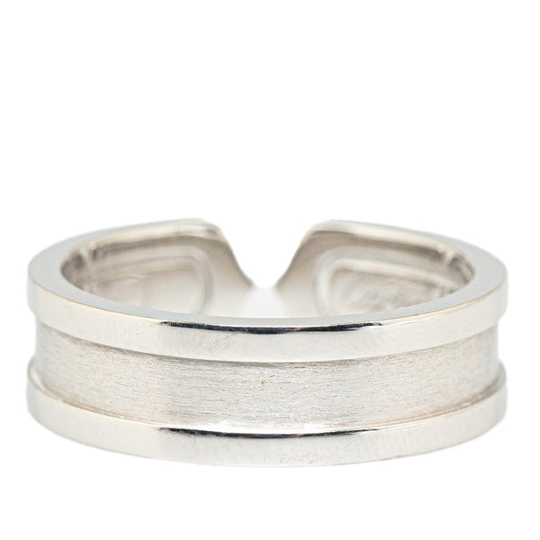 カルティエ C2リング リング 指輪#58 K18WG ホワイトゴールド レディース CARTIER 【中古】