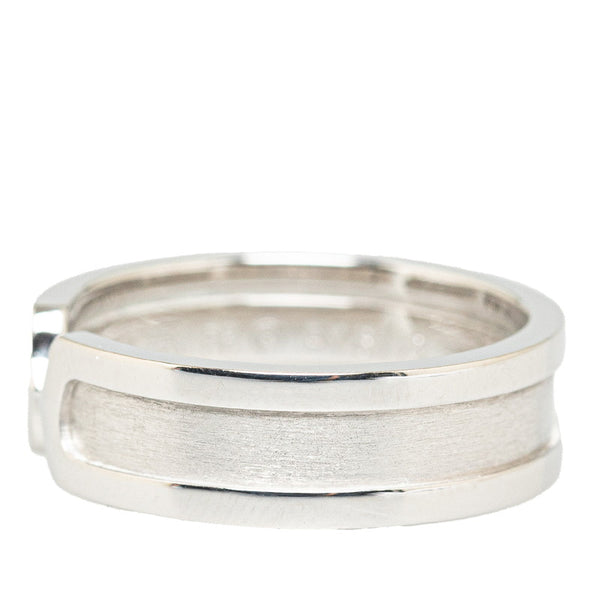 カルティエ C2リング リング 指輪#58 K18WG ホワイトゴールド レディース CARTIER 【中古】