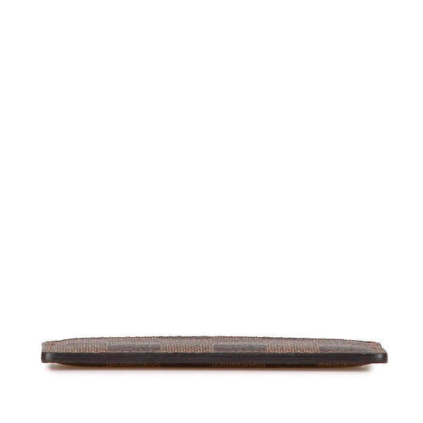 ルイ ヴィトン ダミエ ポルト カルト サーンプル カードケース 名刺入れ N61722 ブラウン PVC レザー レディース LOUIS VUITTON 【中古】