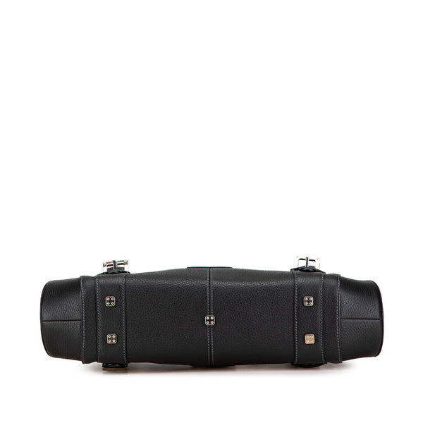 ロエベ センダ ハンドバッグ ボストンバッグ ブラック レザー レディース LOEWE 【中古】