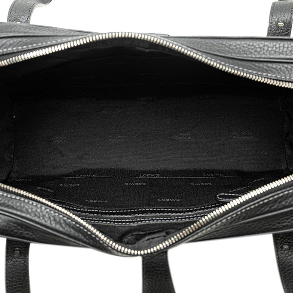 ロエベ センダ ハンドバッグ ボストンバッグ ブラック レザー レディース LOEWE 【中古】