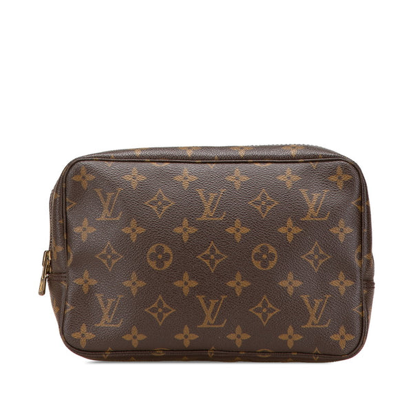 ルイ ヴィトン モノグラム トゥルース トワレット23 セカンドバッグ クラッチバッグ M47524 ブラウン PVC レディース LOUIS VUITTON 【中古】
