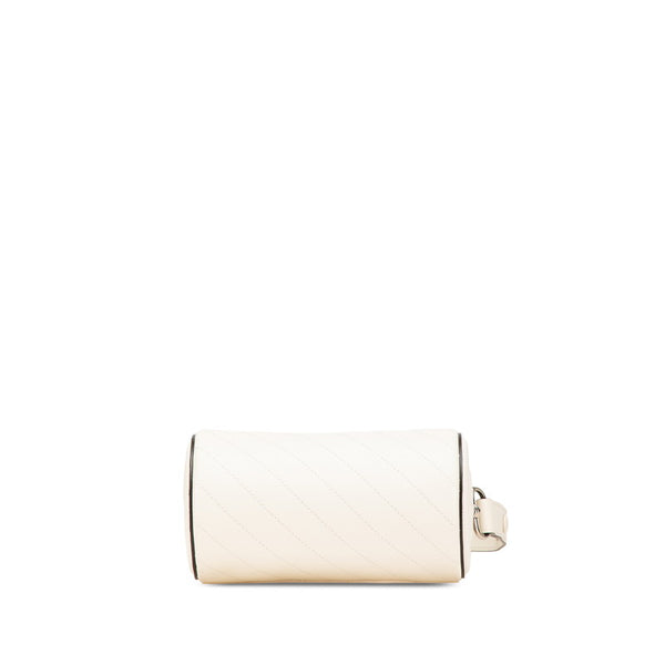 グッチ ブロンディ ワンショルダーバッグ 760170 ホワイト レザー レディース GUCCI 【中古】