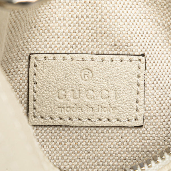 グッチ ブロンディ ワンショルダーバッグ 760170 ホワイト レザー レディース GUCCI 【中古】