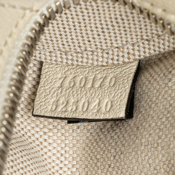グッチ ブロンディ ワンショルダーバッグ 760170 ホワイト レザー レディース GUCCI 【中古】