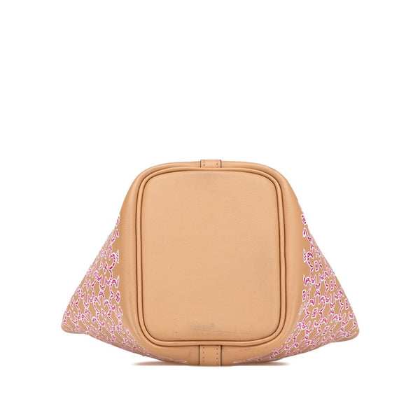 エルメス ピコタンロック ミクロ ラッキーデイジー ハンドバッグ チャイ ローズ スイフト レディース HERMES 【中古】