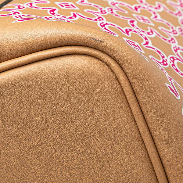 エルメス ピコタンロック ミクロ ラッキーデイジー ハンドバッグ チャイ ローズ スイフト レディース HERMES 【中古】