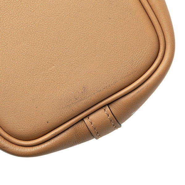 エルメス ピコタンロック ミクロ ラッキーデイジー ハンドバッグ チャイ ローズ スイフト レディース HERMES 【中古】