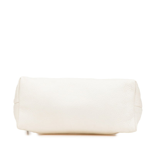 グッチ ソーホー ミニ ハンドバッグ 340618 オフホワイト レザー レディース GUCCI 【中古】