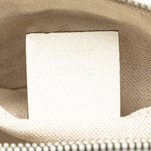 グッチ ソーホー ミニ ハンドバッグ 340618 オフホワイト レザー レディース GUCCI 【中古】