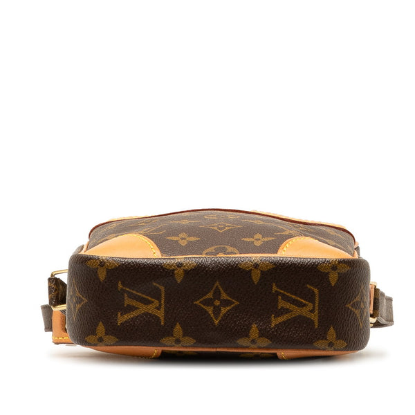ルイ ヴィトン モノグラム ダヌーブ 斜め掛け ショルダーバッグ M45266 ブラウン PVC レザー レディース LOUIS VUITTON 【中古】