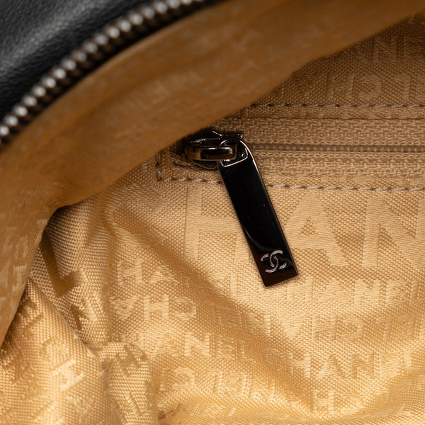 シャネル ココマーク ハンドバッグ ミニボストンバッグ ブラック レザー レディース CHANEL 【中古】