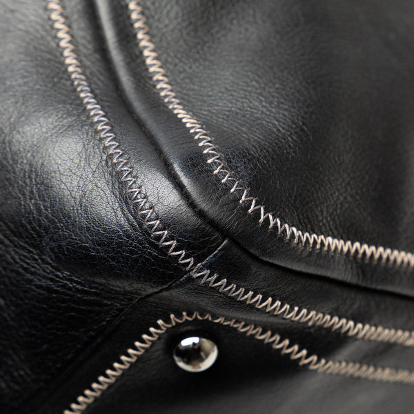 シャネル ココマーク ハンドバッグ ミニボストンバッグ ブラック レザー レディース CHANEL 【中古】