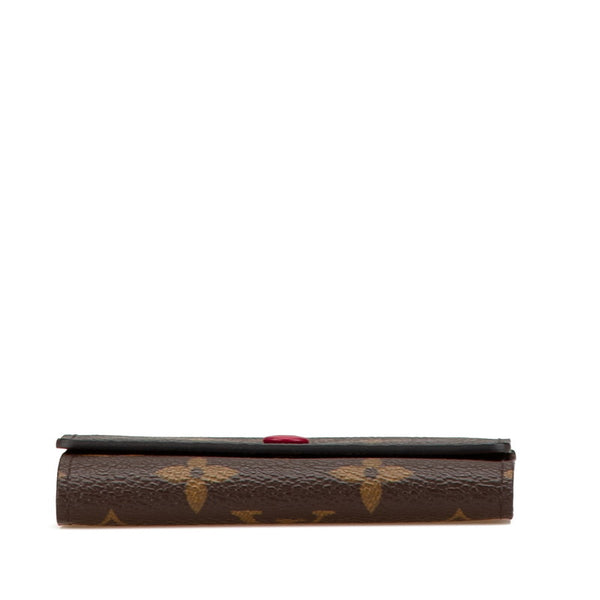 ルイ ヴィトン モノグラム ミュルティクレ６ キーケース M60701 ブラウン フューシャ PVC レザー レディース LOUIS VUITTON 【中古】