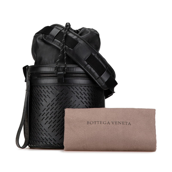ボッテガヴェネタ バケツバッグ ショルダーバッグ ブラック レザー レディース BOTTEGAVENETA 【中古】