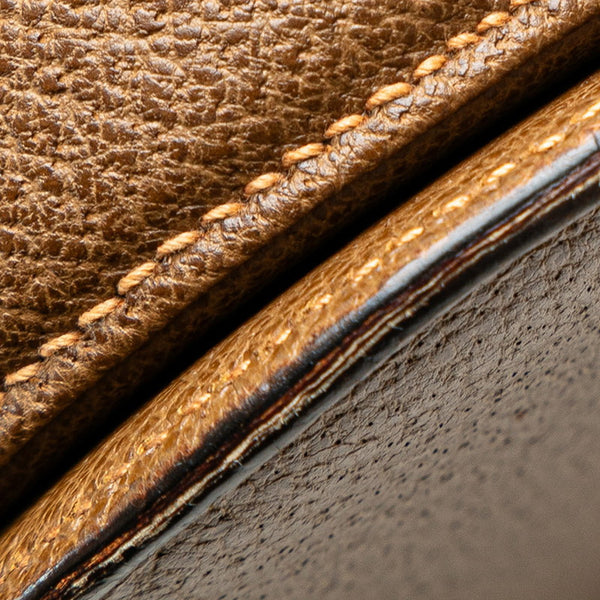 グッチ バンブー ハンドバッグ ショルダーバッグ 2WAY 000 2029 0633 カーキ レザー レディース GUCCI 【中古】