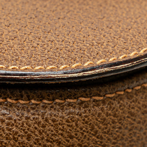 グッチ バンブー ハンドバッグ ショルダーバッグ 2WAY 000 2029 0633 カーキ レザー レディース GUCCI 【中古】