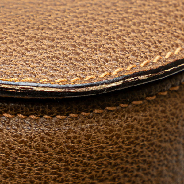 グッチ バンブー ハンドバッグ ショルダーバッグ 2WAY 000 2029 0633 カーキ レザー レディース GUCCI 【中古】