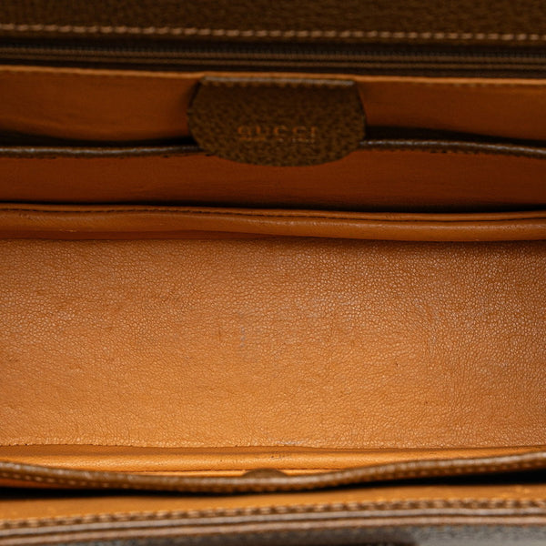 グッチ バンブー ハンドバッグ ショルダーバッグ 2WAY 000 2029 0633 カーキ レザー レディース GUCCI 【中古】