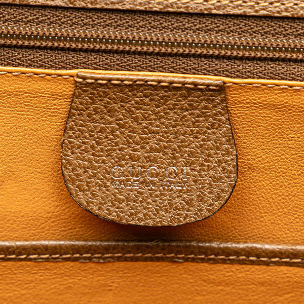 グッチ バンブー ハンドバッグ ショルダーバッグ 2WAY 000 2029 0633 カーキ レザー レディース GUCCI 【中古】