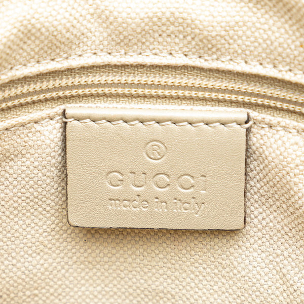 グッチ GGキャンバス スーキー  ハンドバッグ ショルダーバッグ 2WAY 247902 ベージュ アイボリー キャンバス レザー レディース GUCCI 【中古】