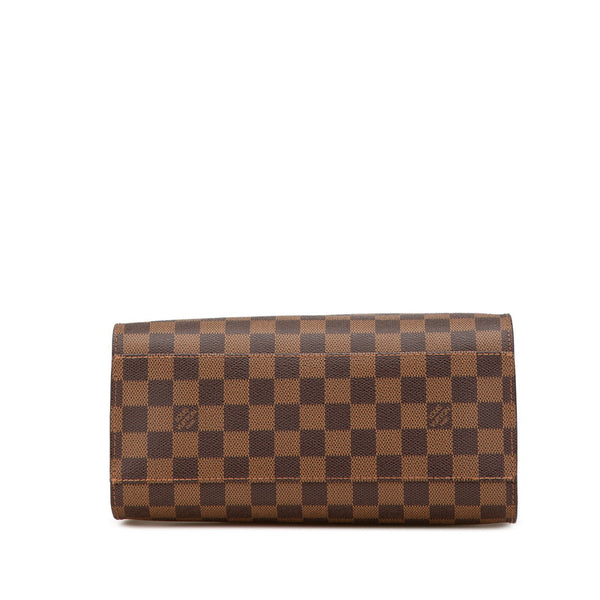 ルイ ヴィトン ダミエ トリアナ ハンドバッグ N51155 ブラウン PVC レザー レディース LOUIS VUITTON 【中古】