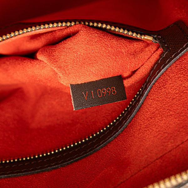 ルイ ヴィトン ダミエ トリアナ ハンドバッグ N51155 ブラウン PVC レザー レディース LOUIS VUITTON 【中古】