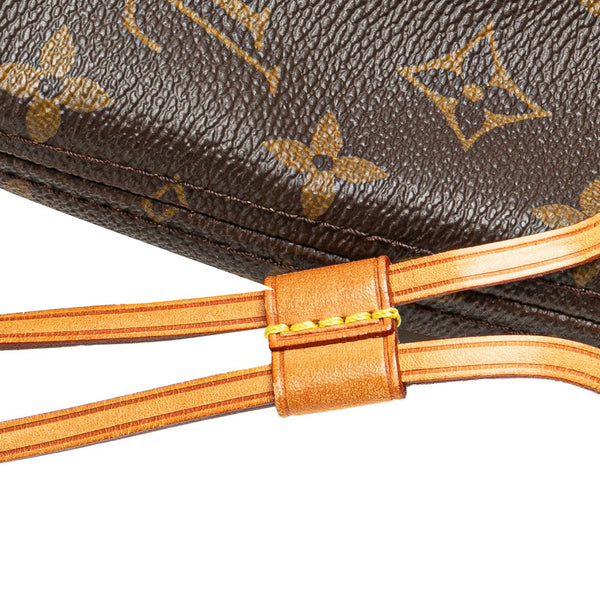 ルイ ヴィトン モノグラム ネヴァーフルPM ハンドバッグ トートバッグ M40155 ブラウン PVC レザー レディース LOUIS VUITTON 【中古】