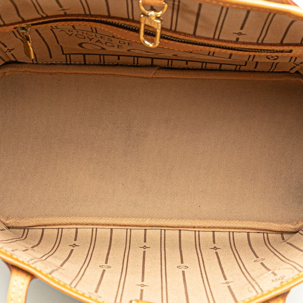 ルイ ヴィトン モノグラム ネヴァーフルPM ハンドバッグ トートバッグ M40155 ブラウン PVC レザー レディース LOUIS VUITTON 【中古】