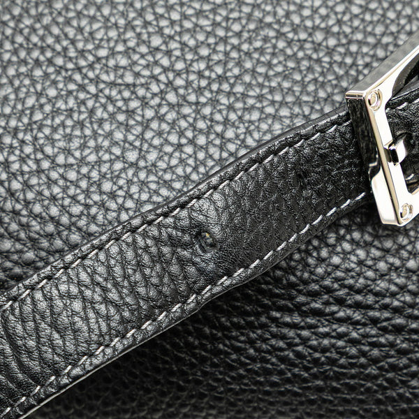 ロエベ 斜め掛け ショルダーバッグ ブラック グレインカーフレザー レディース LOEWE 【中古】