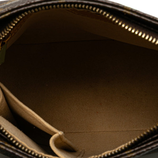 ルイ ヴィトン モノグラム ルーピングMM ハンドバッグ M51146 ブラウン PVC レザー レディース LOUIS VUITTON 【中古】
