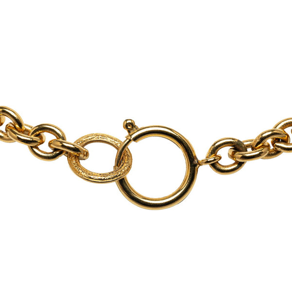 シャネル ココマーク ネックレス ゴールド メッキ レディース CHANEL 【中古】