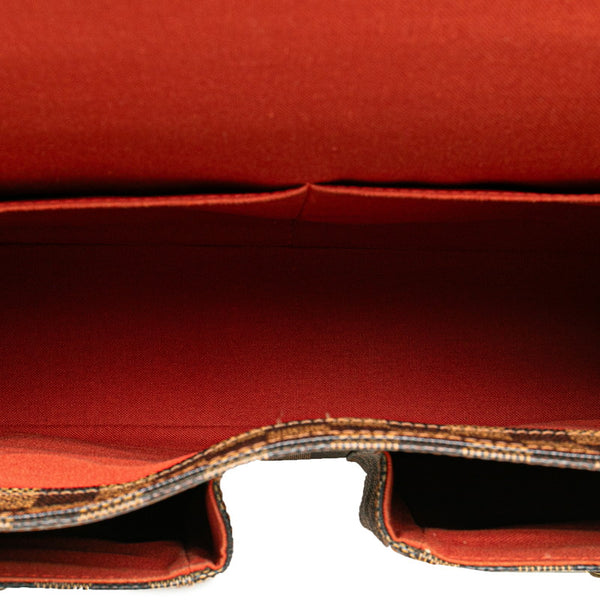 ルイ ヴィトン ダミエ ブロードウェイ ハンドバッグ ショルダーバッグ N42270 ブラウン PVC レザー レディース LOUIS VUITTON 【中古】