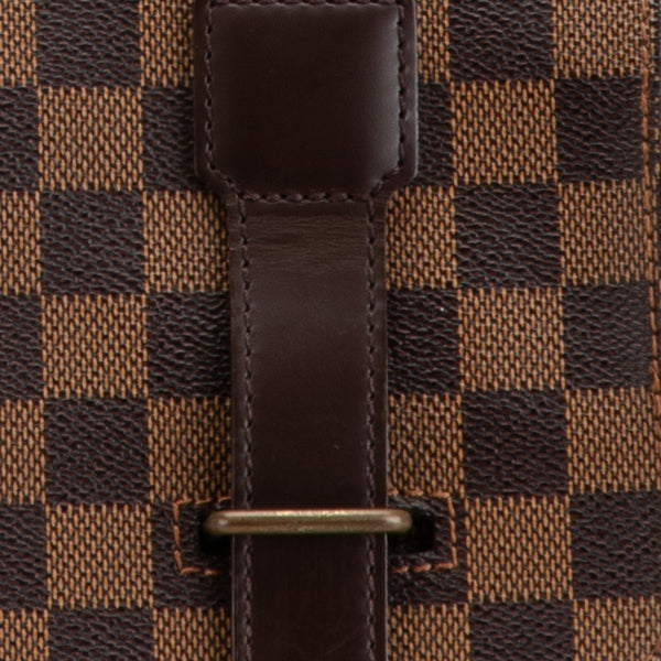 ルイ ヴィトン ダミエ ブロードウェイ ハンドバッグ ショルダーバッグ N42270 ブラウン PVC レザー レディース LOUIS VUITTON 【中古】