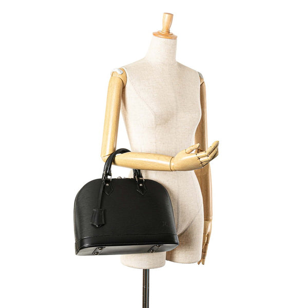 ルイ ヴィトン エピ アルマPM ハンドバッグ M40302 ノワール ブラック レザー レディース LOUIS VUITTON 【中古】