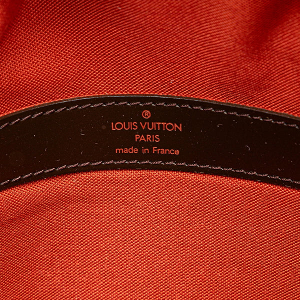 ルイ ヴィトン ダミエ ナヴィグリオ 斜め掛け ショルダーバッグ N45255 ブラウン PVC レザー レディース LOUIS VUITTON 【中古】