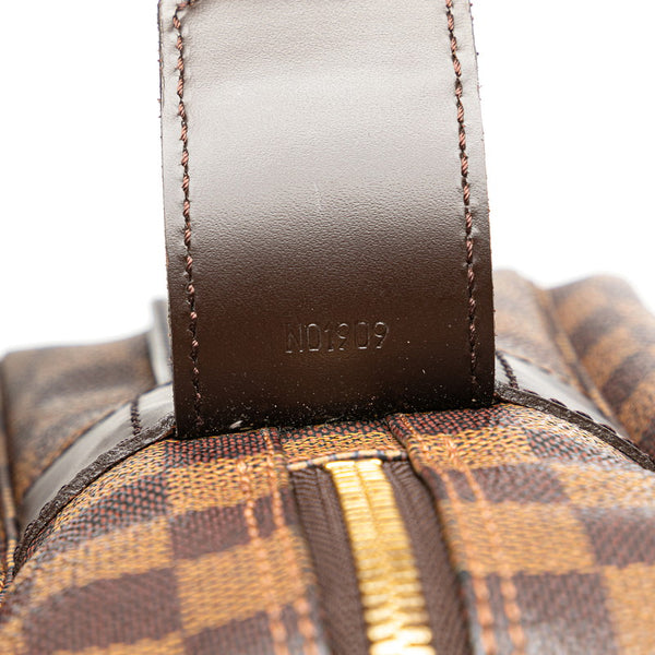 ルイ ヴィトン ダミエ ナヴィグリオ 斜め掛け ショルダーバッグ N45255 ブラウン PVC レザー レディース LOUIS VUITTON 【中古】