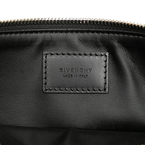 ジバンシー サメ シャーク プリント クラッチバッグ セカンドバッグ ブラック レザー メンズ Givenchy 【中古】